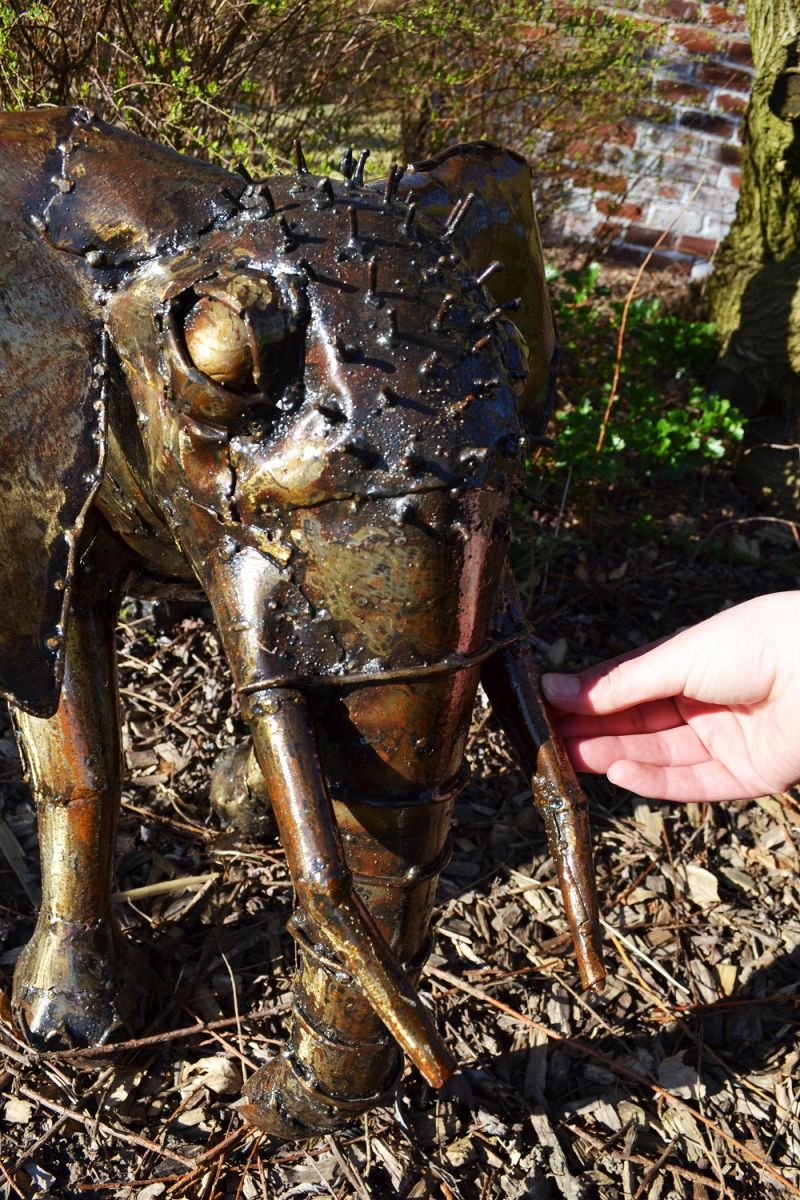“Oteka” Elephant Calf Sculpture 