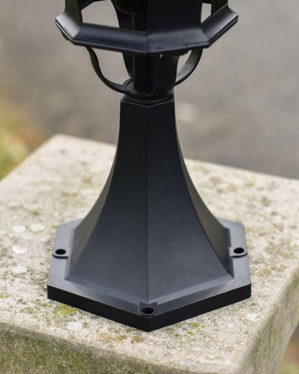 Small Tourega Pillar Light Base close up
