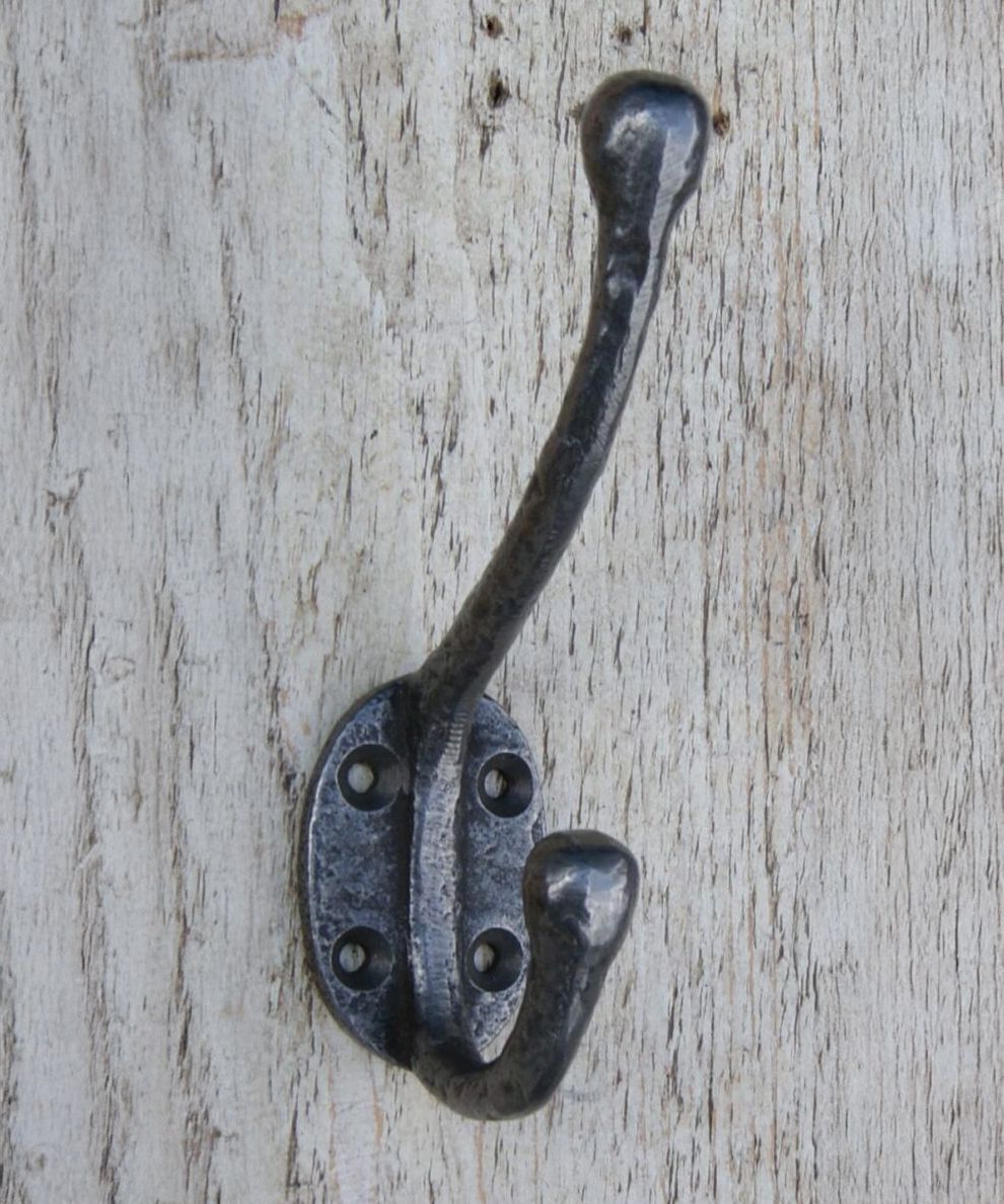Traditional Coat Hook Created From Iron