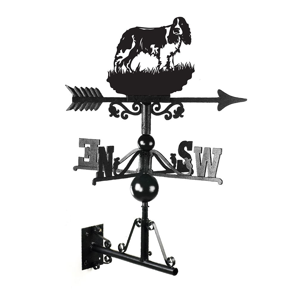 Springer Spaniel Dog Weathervane Created From Cast Iron