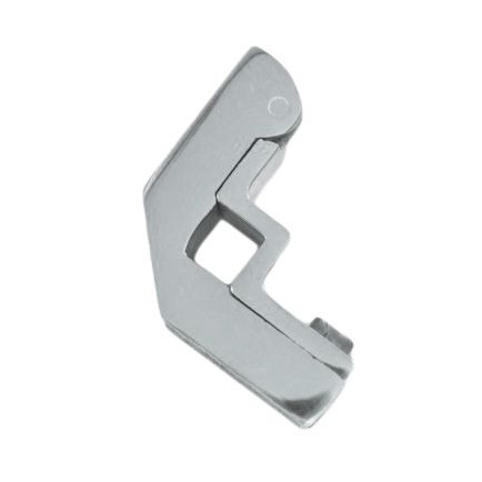 Bright Chrome Hinged Square Stair Bracket - 9mm