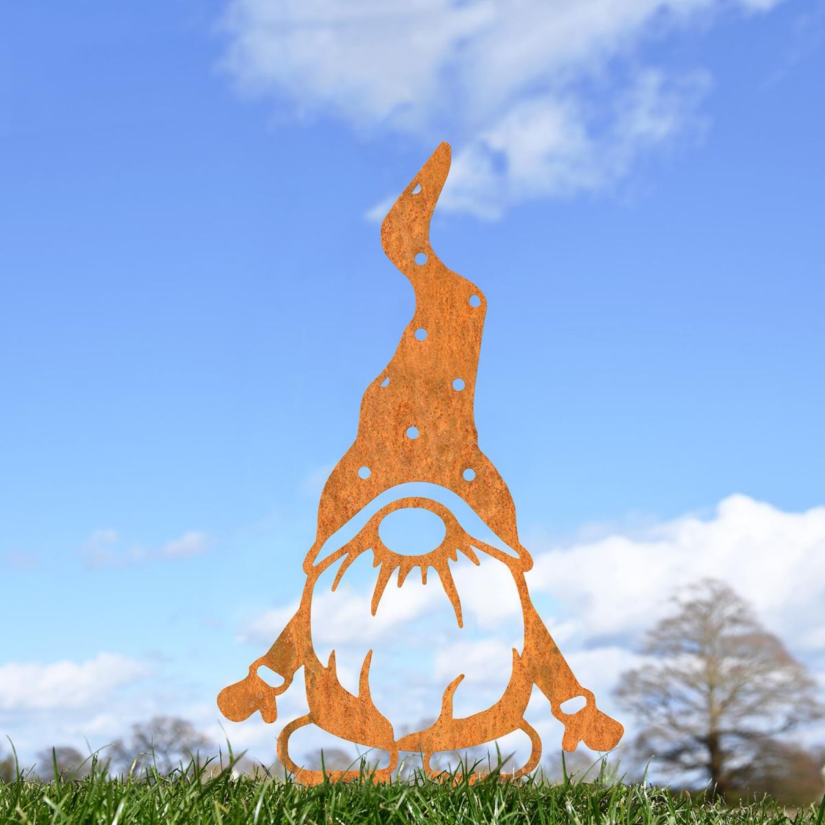Standing Gonk Gnome Silhouette in Situ