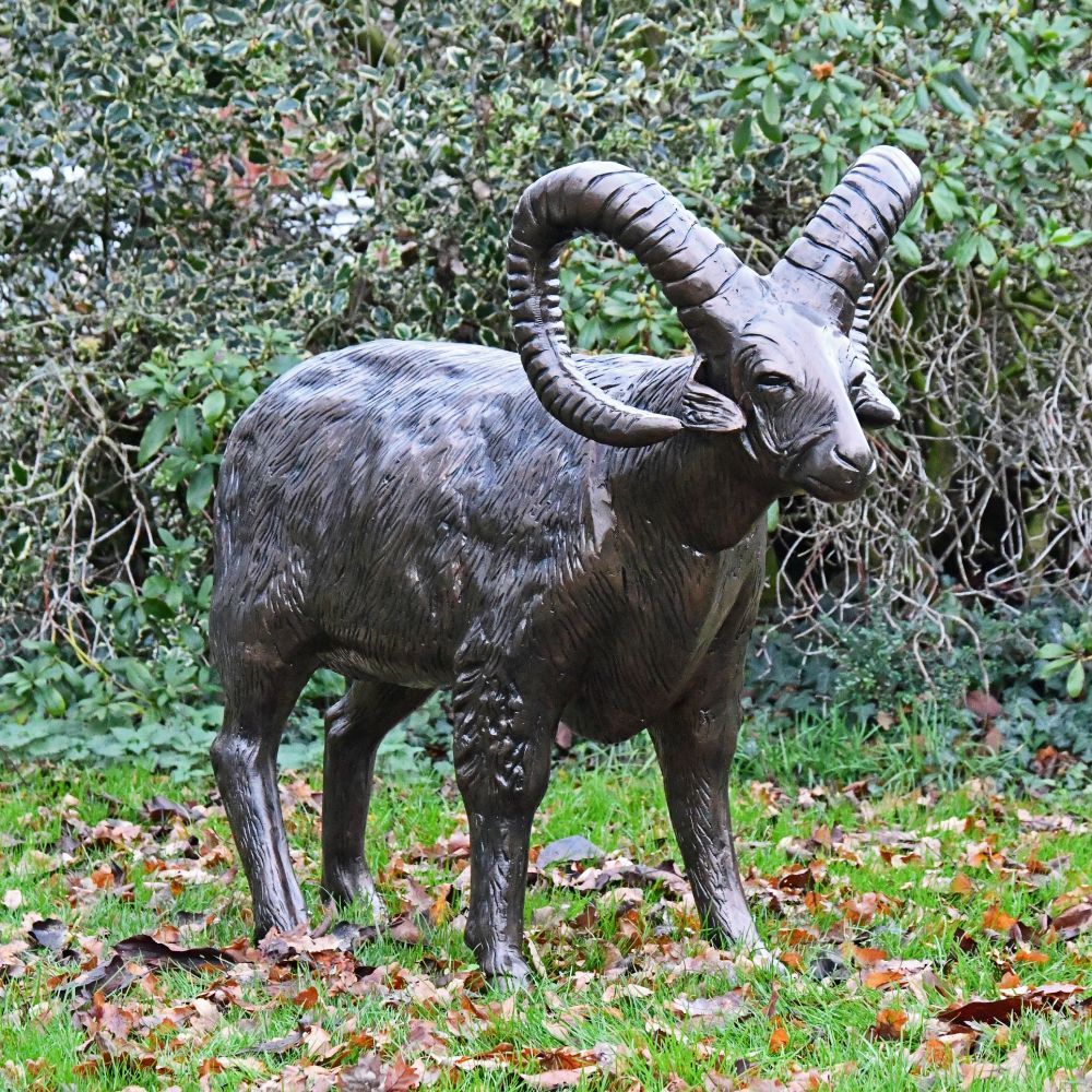 Standing Ram Sculpture