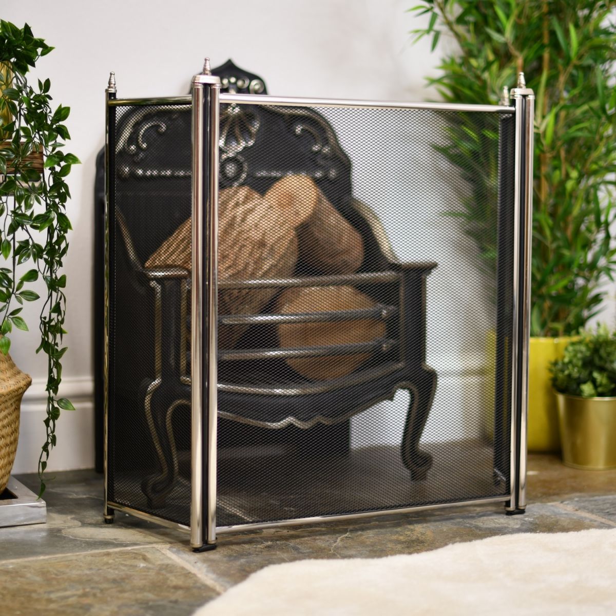 Steel and Iron Square Fire Guard
