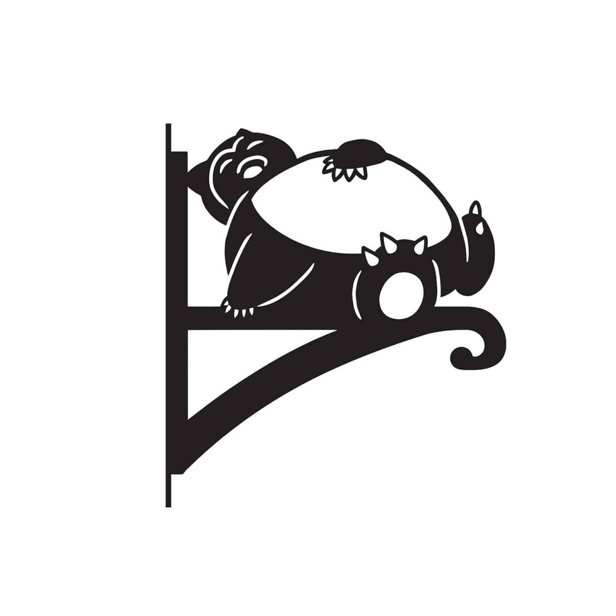 Steel First Evolution Giant Monster Hanging Basket Bracket on White Background