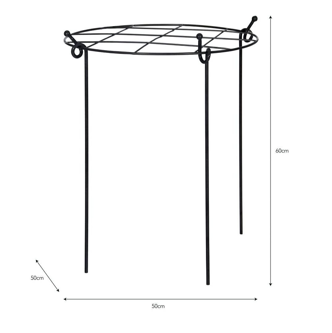 Steel Grate Plant Support Dimensions