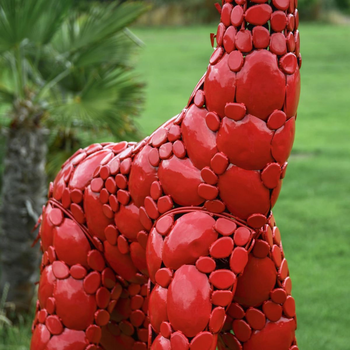 Close-Up of Red Finish