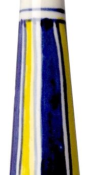 “Stripey Morning” Ceramic Light Pull