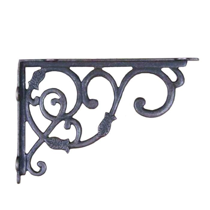 The "Dutch" Ornate Iron Shelf Bracket 23 x 34cm