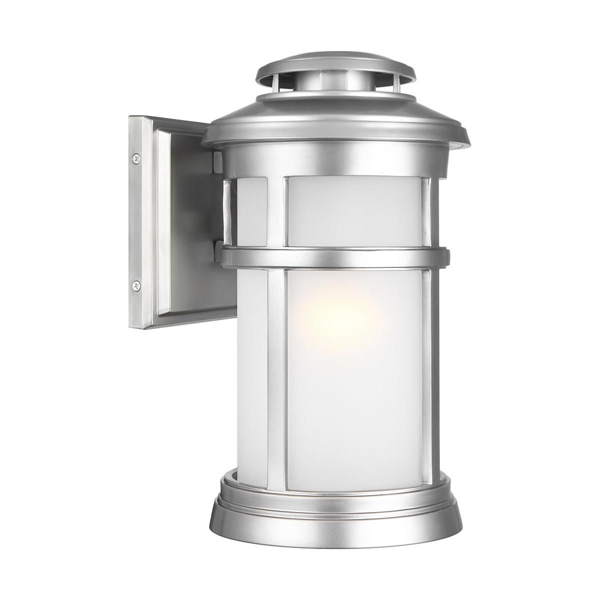 "The Lighthouse" Wall Light in a Painted Brush Steel Finish