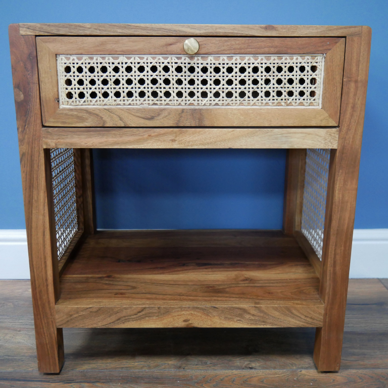 Front View of the "Moroccan" Bedside Table