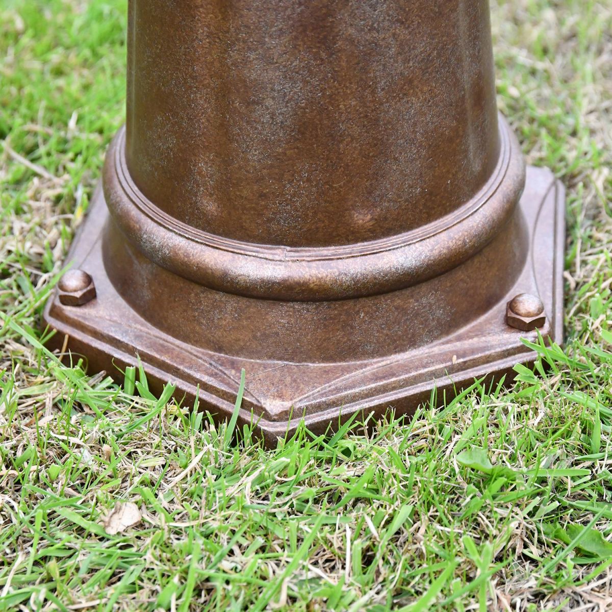 Close-up of the Base on the Lamp Post Set
