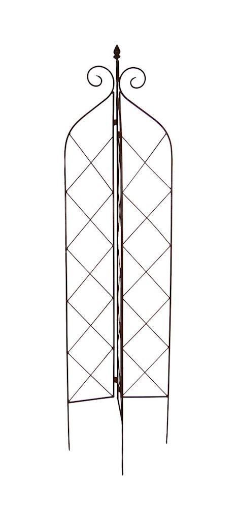 Three-Fold Lattice Style Garden Trellis