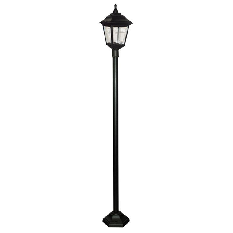 Black Contemporary Lamp Post 