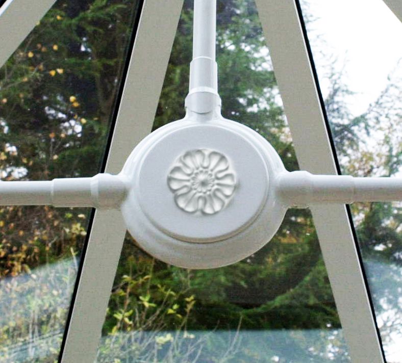Aluminium Tie Bar Centre Boss - Tudor Rose