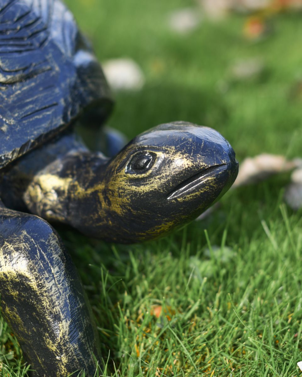 Tortoise garden sculpture aluminium