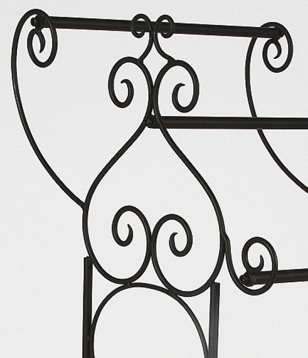 Delphi Hearts Towel Rail Stand With Hearts