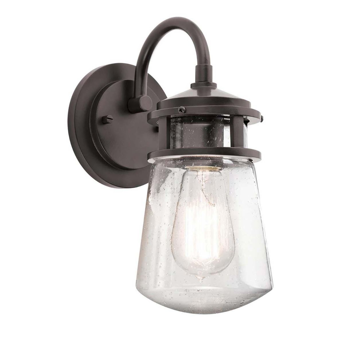 Traditional "Architect" Aluminium Top Fix Wall Light - 29cm