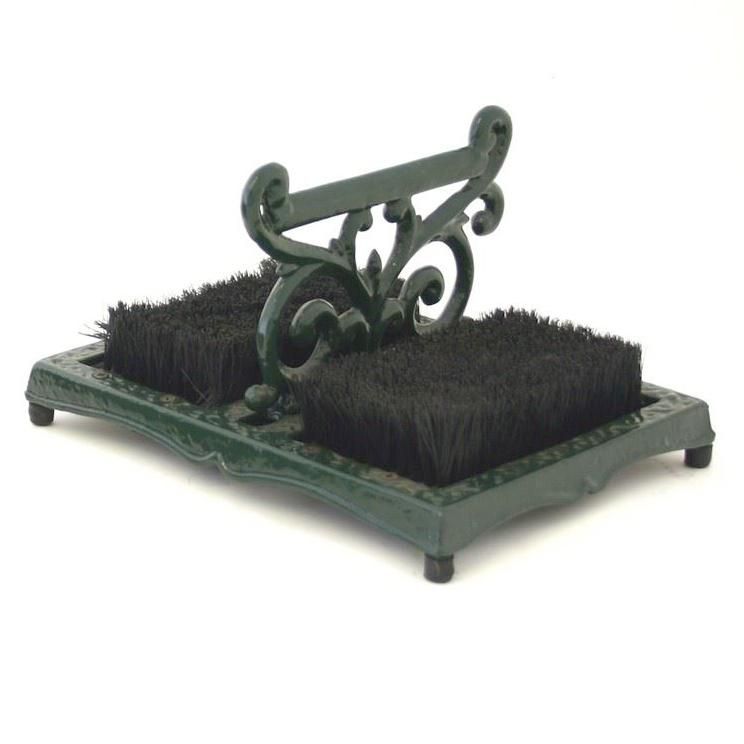 Traditional Ornate Boot Brush & Scraper Created From Cast Iron