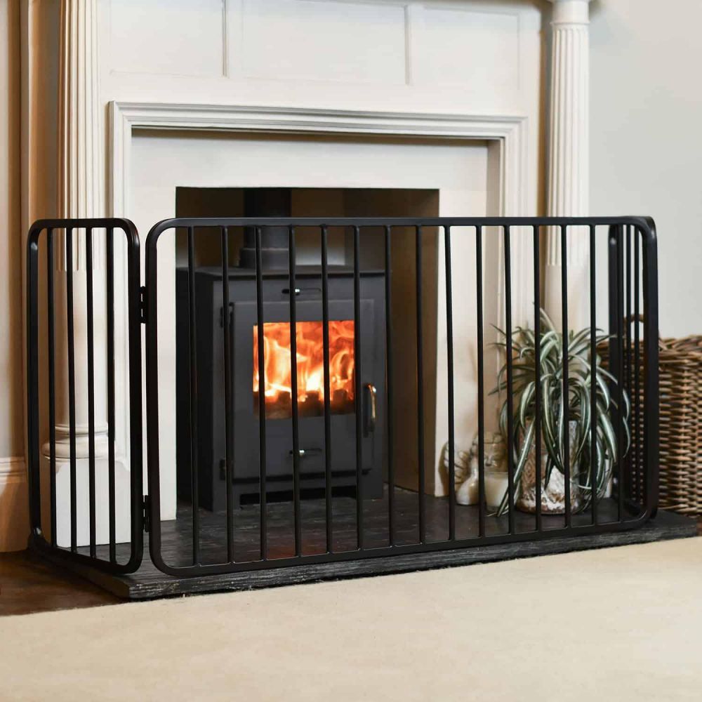 Traditional Large Black Nursery Fire Guard