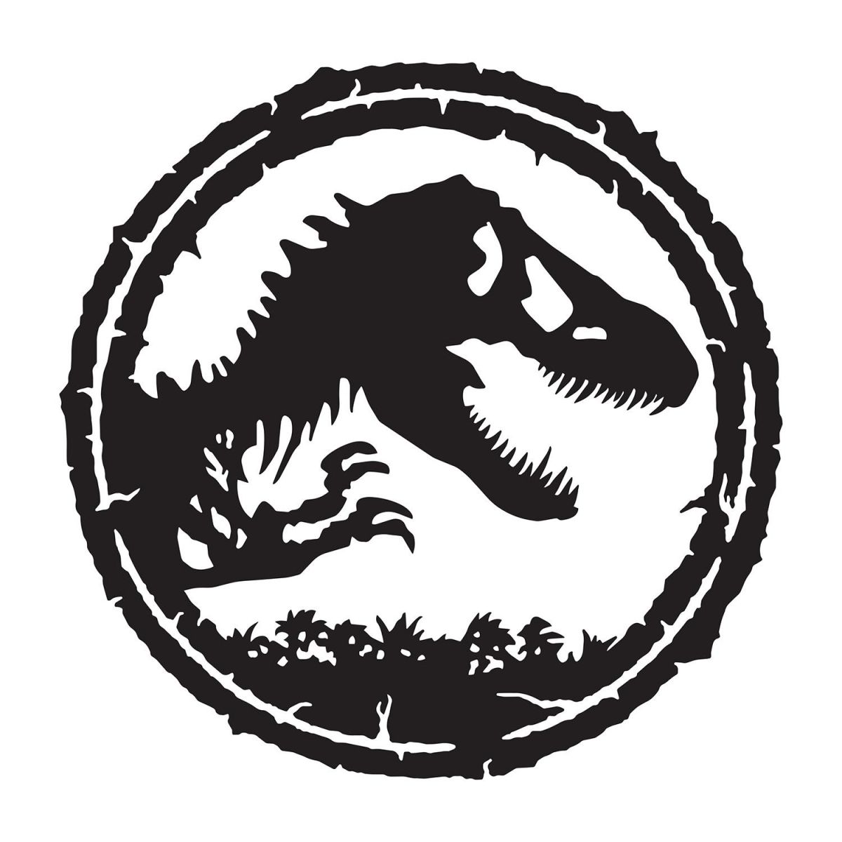 T-Rex Wall Art Finished in Black