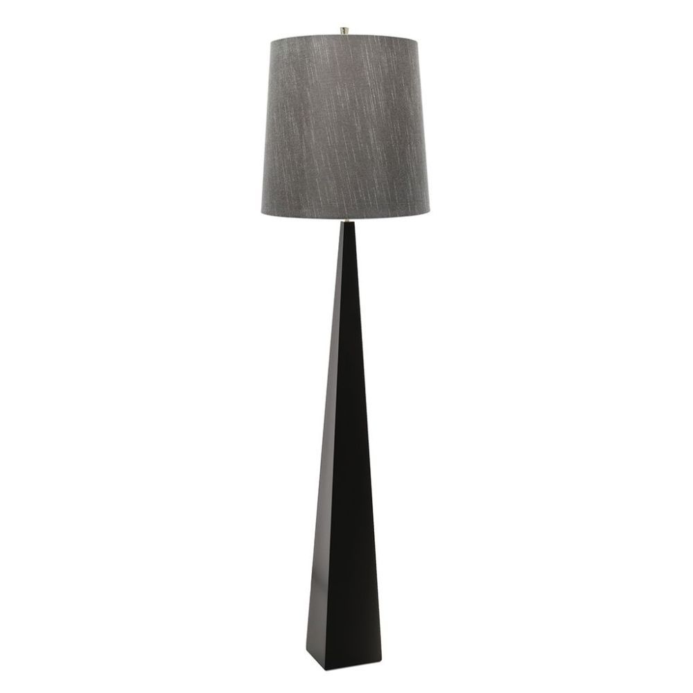 Black and Grey Triangular Table Lamp 