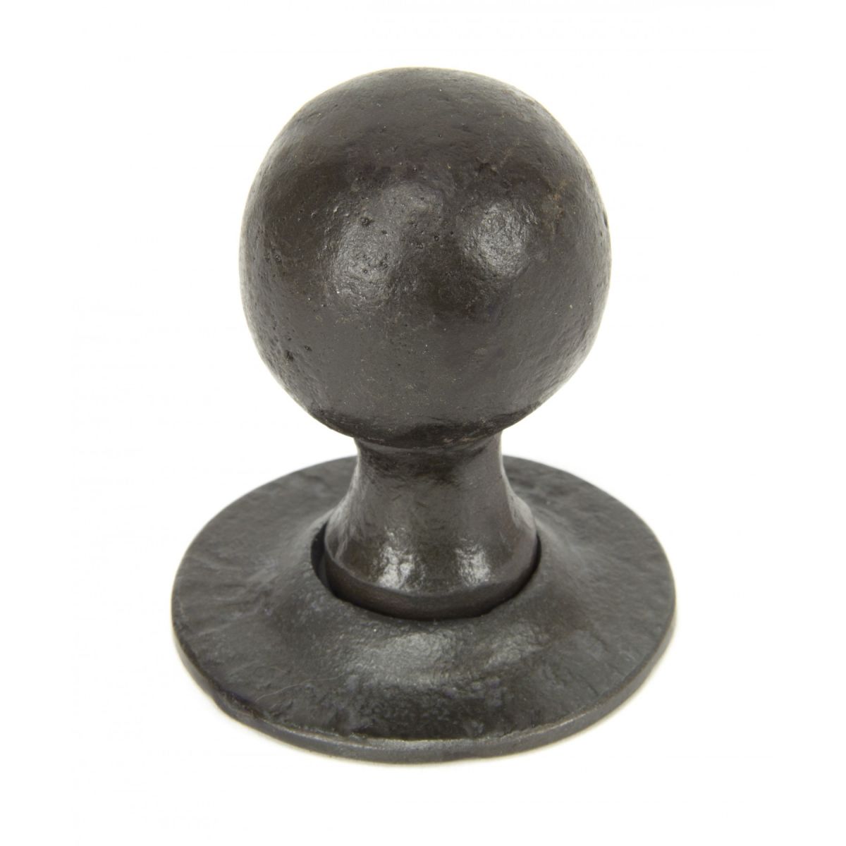 Beeswax Ball Mortice or Rim Knob Set with Escutcheons