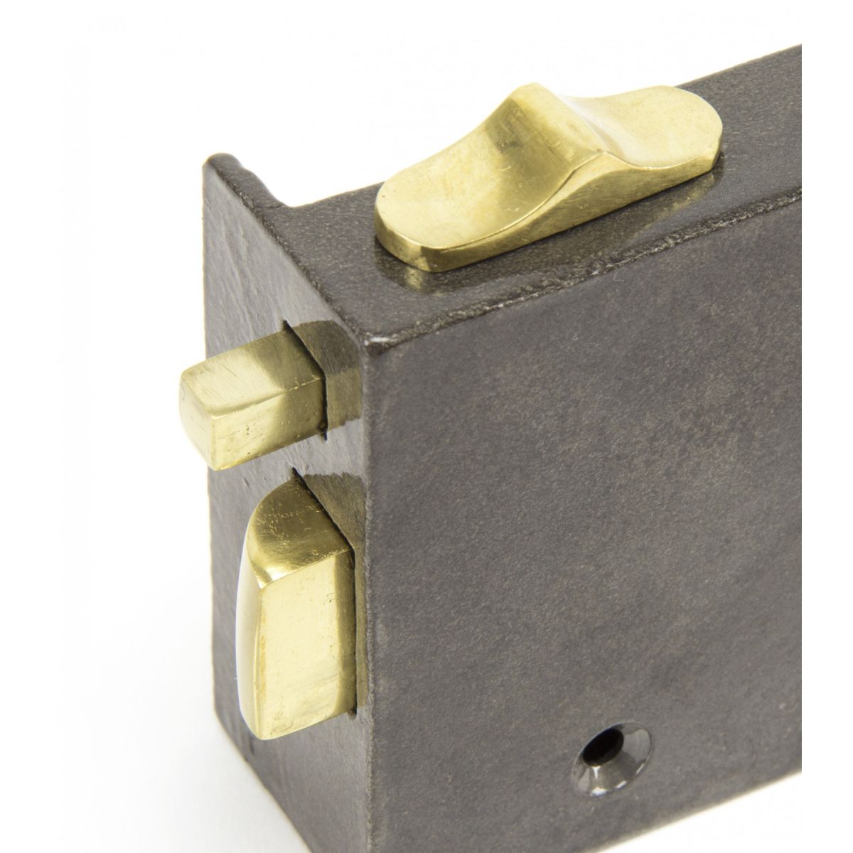 Right Hand Bathroom Latch Iron 