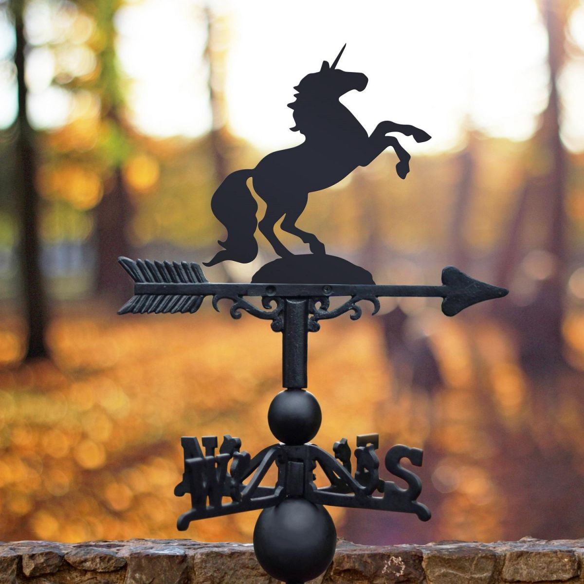 Weathervane with Unicorn Design 