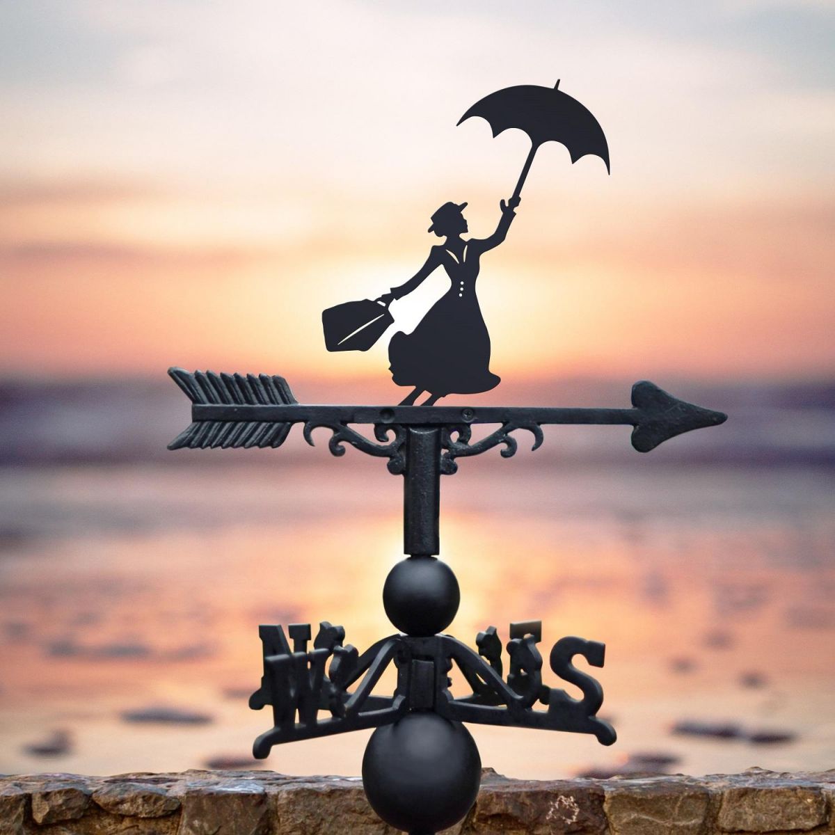 Mary Poppins on Weathervane 