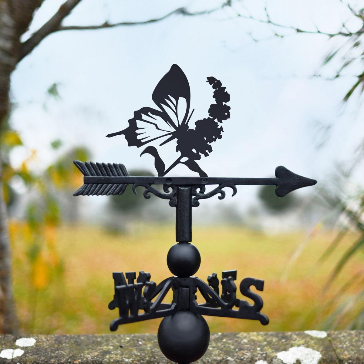 Butterfly Weathervane in Situ 