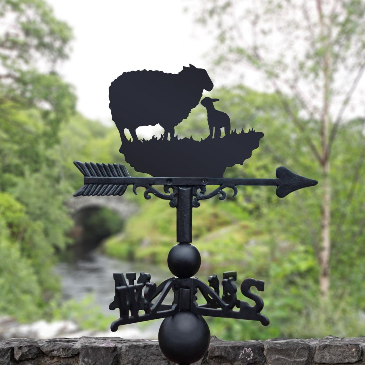 Sheep Weathervane in Situ