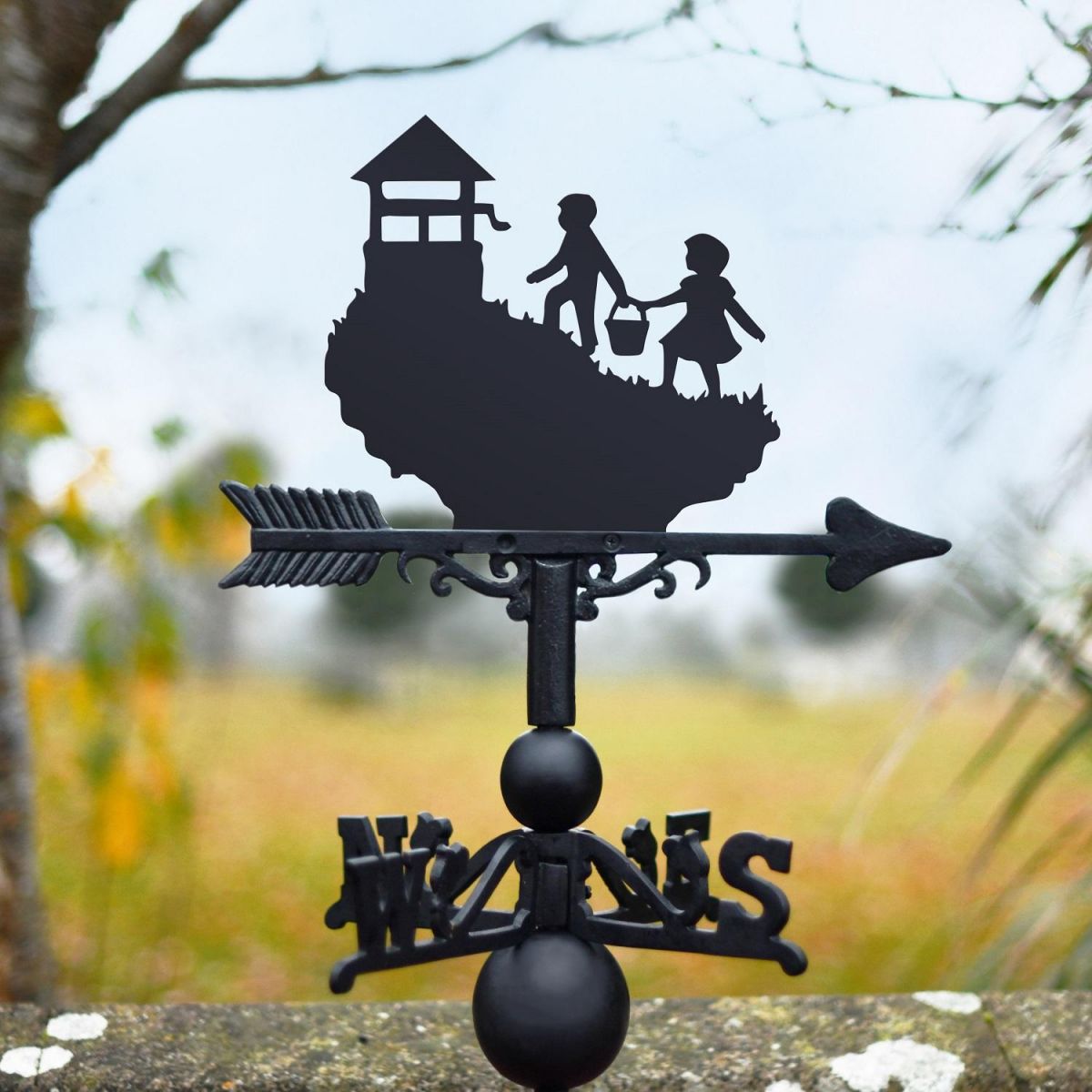 Weathervane with Jack & Jill Design 