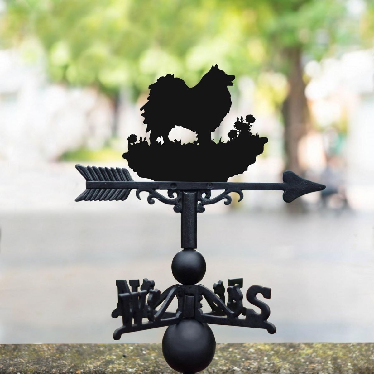 Pomeranian Weathervane 