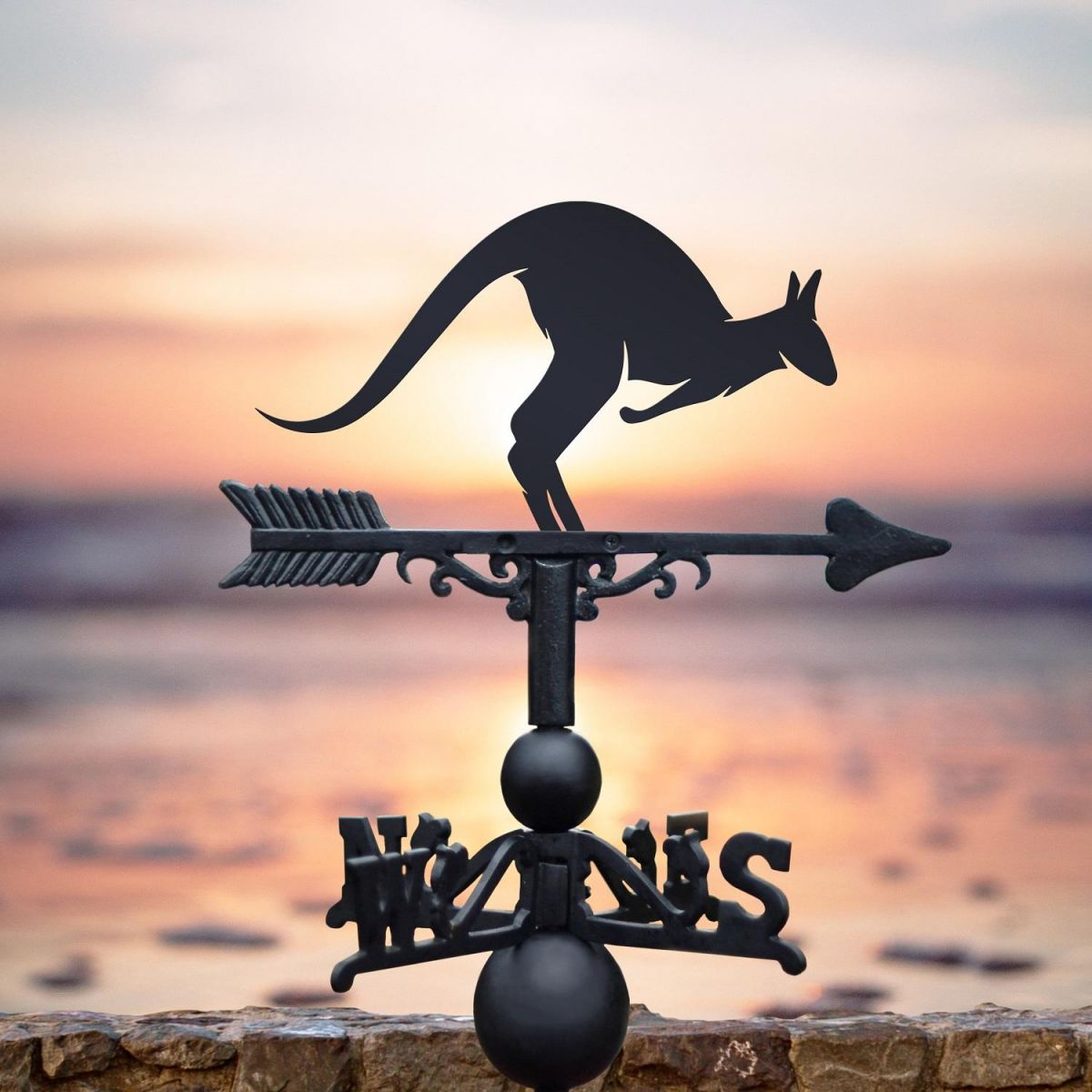 Weathervane with Kangaroo Design 