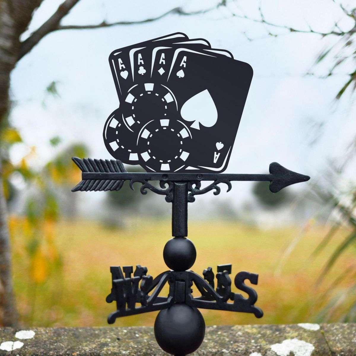 Poker Weathervane 