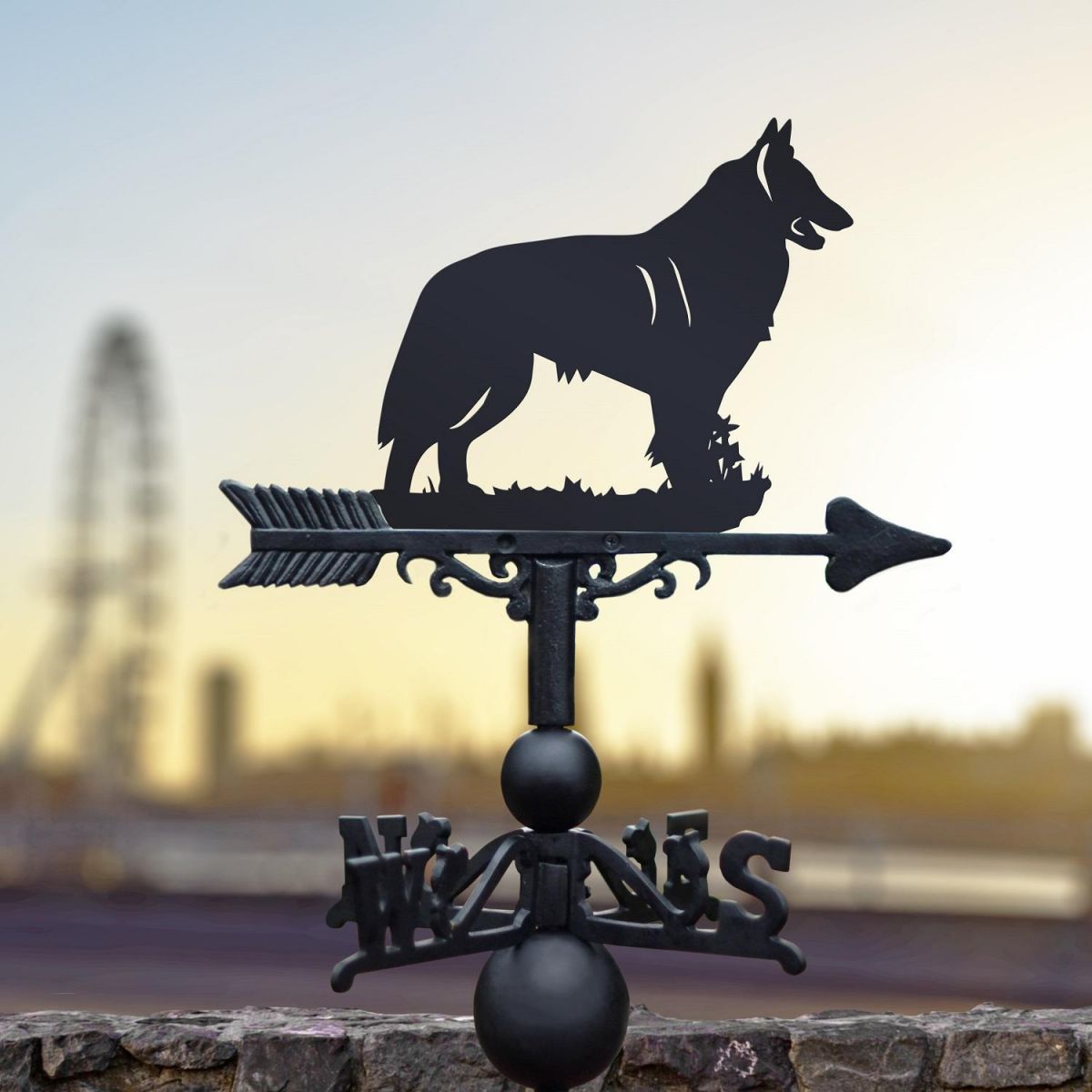 Weathervane with Belgian Shepherd Dog (Tervuren)