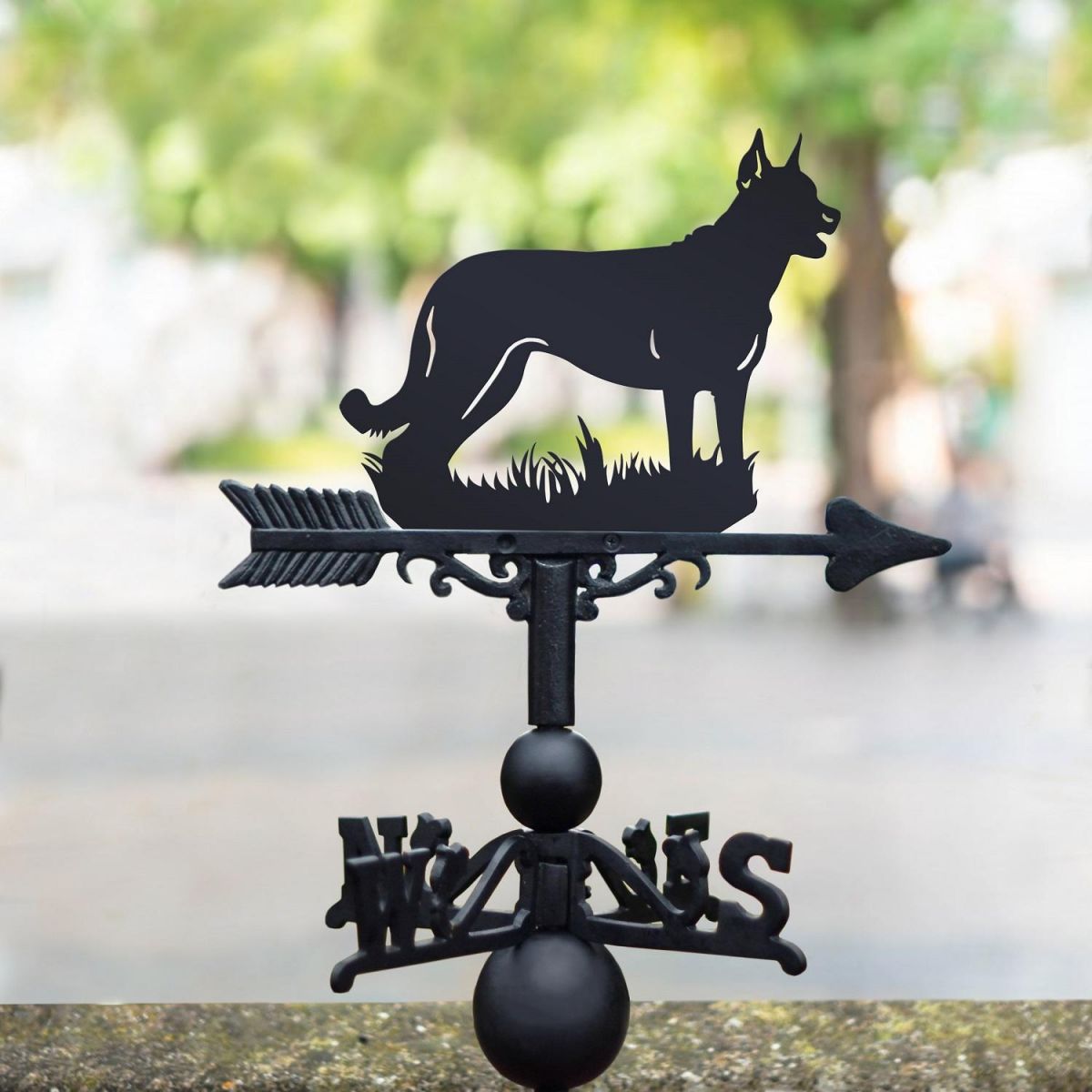 Beauceron Weathervane in Black