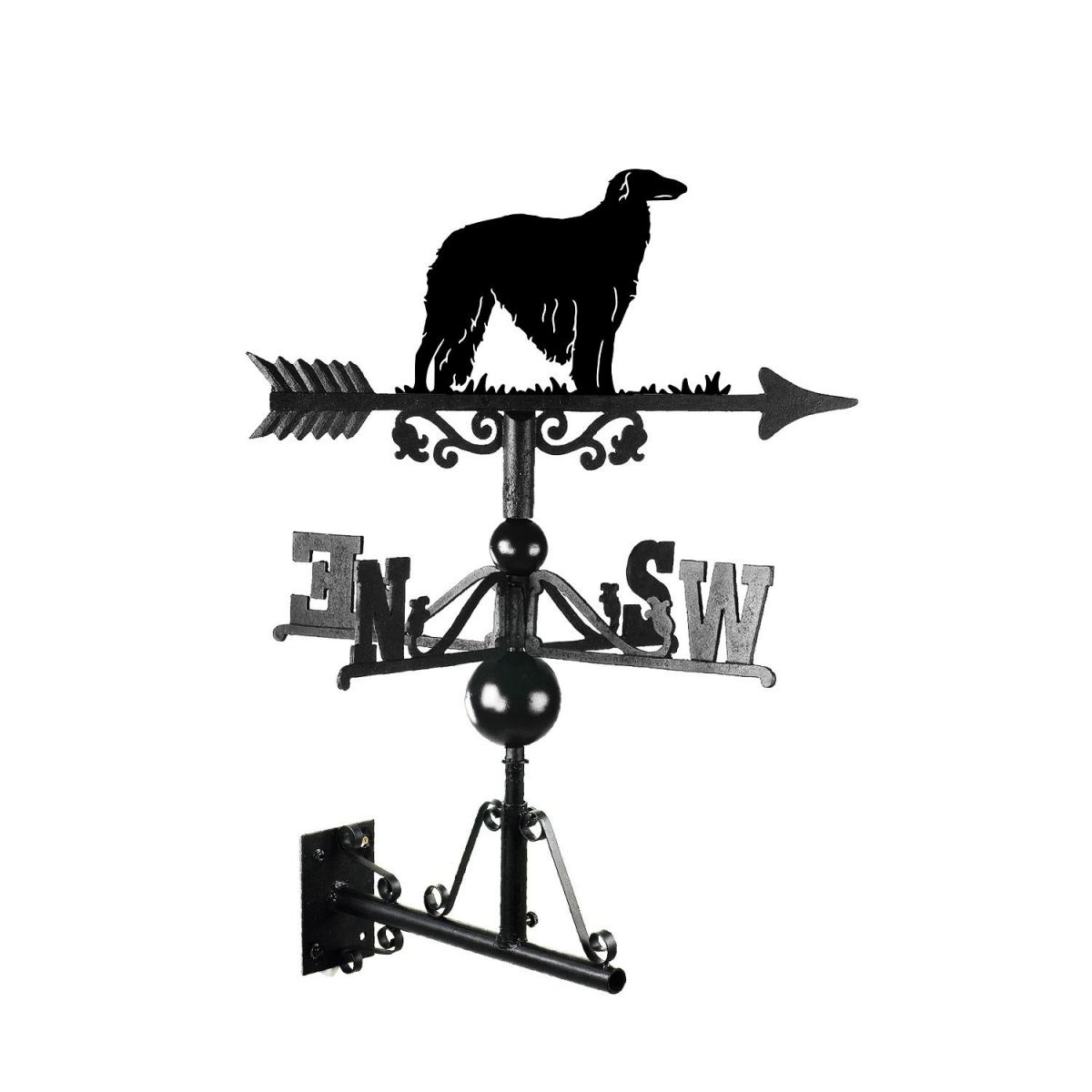 "Borzoi" Dog Weathervane in Full