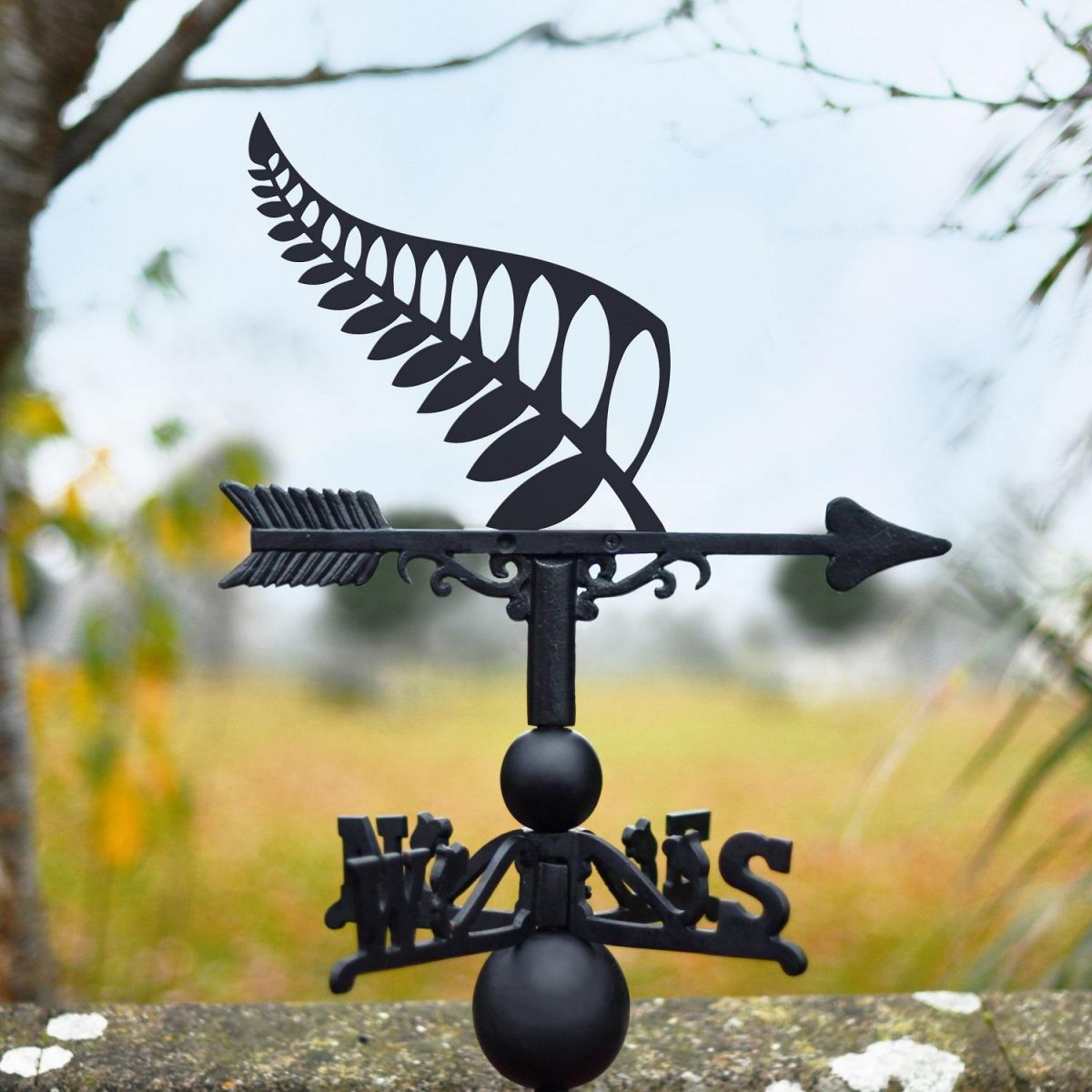 Weathervane with New Zealand Fern
