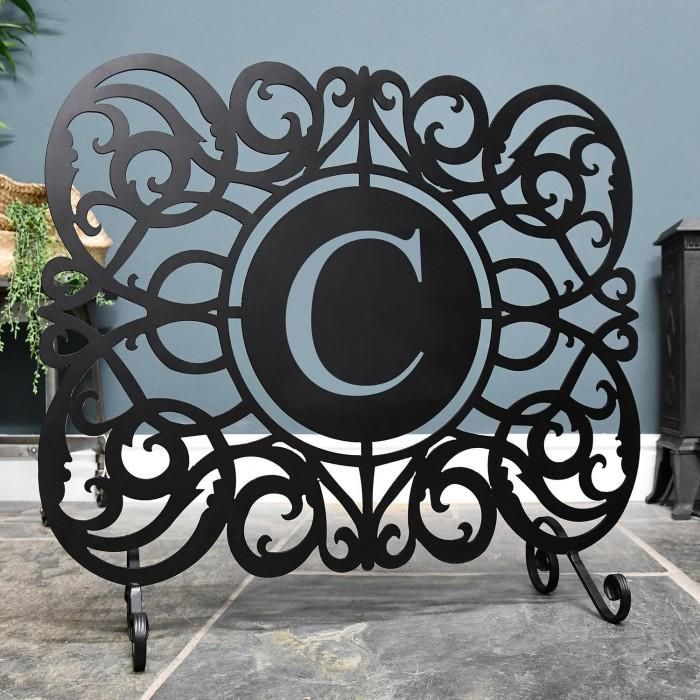 Monogram Fireguard in the Letter C