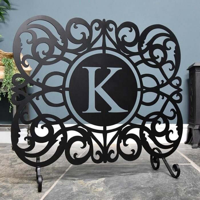 Monogram Fireguard in the Letter K
