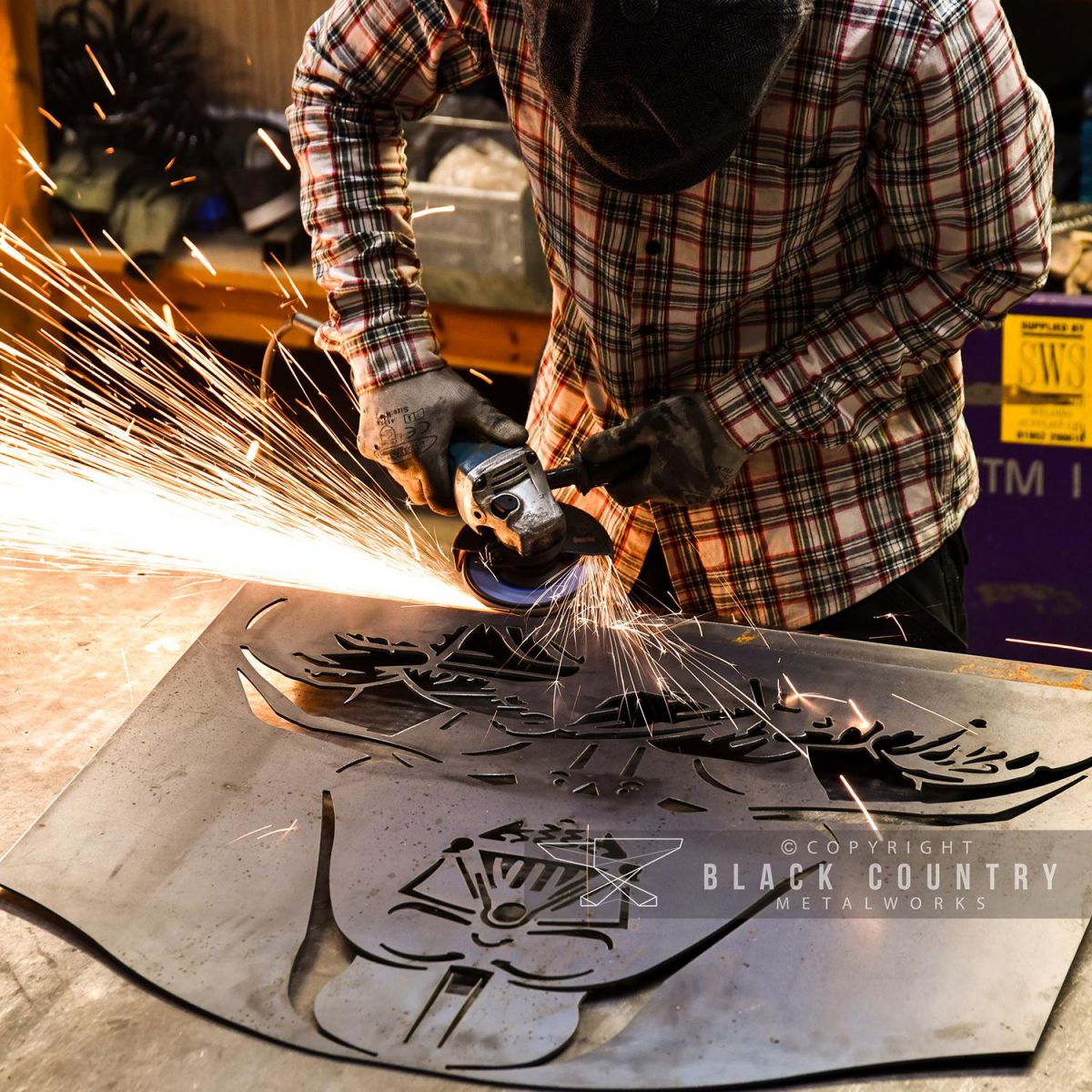 The Darth Vader Fireguard Being Made in Our Workshop