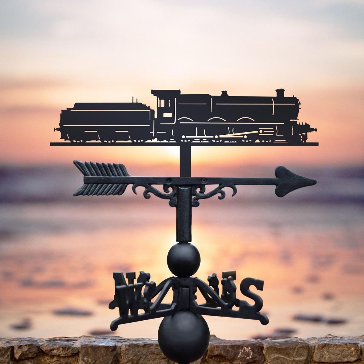 Vintage Steam Train Weathervane 