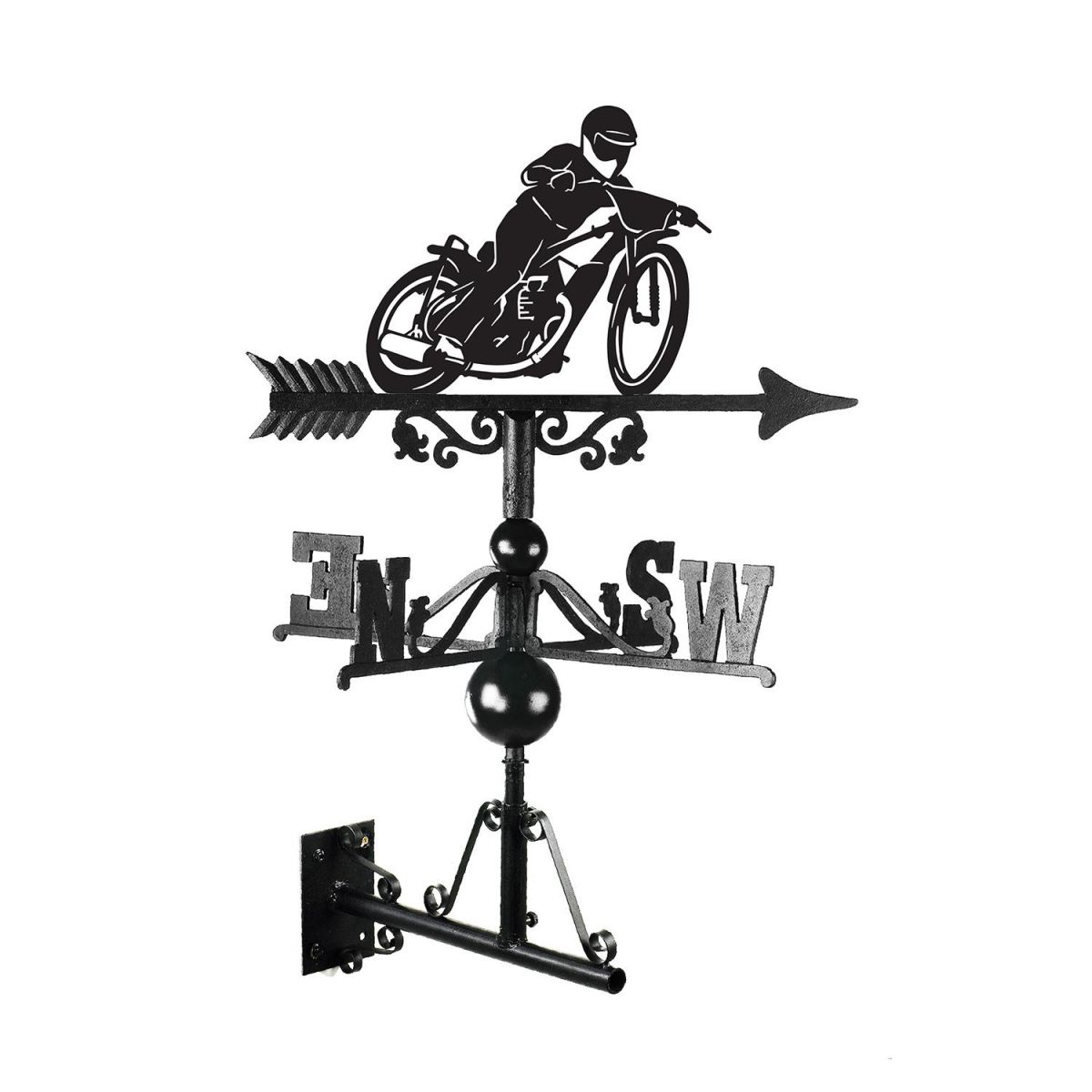 Speedway Weathervane Created From Iron