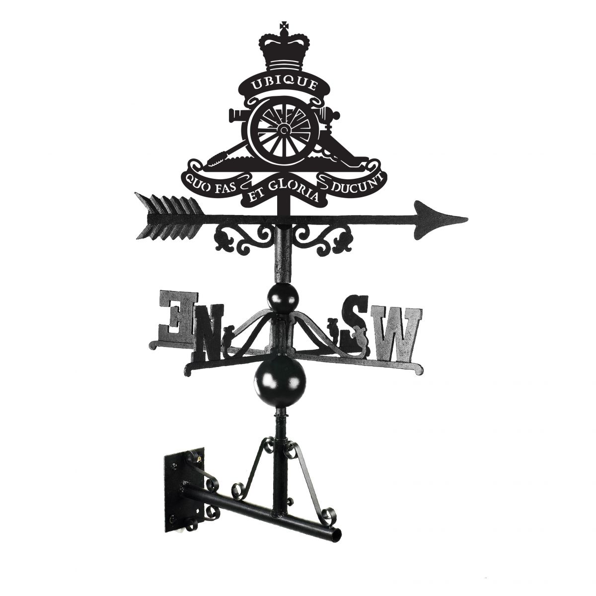 Royal Artillery Emblem Weathervane Bracket