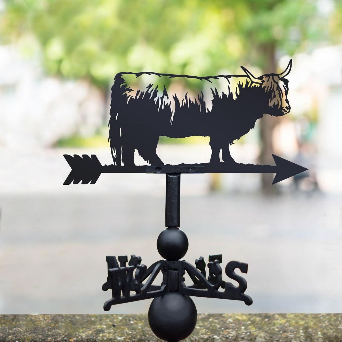 Highland Cow Weathervane 