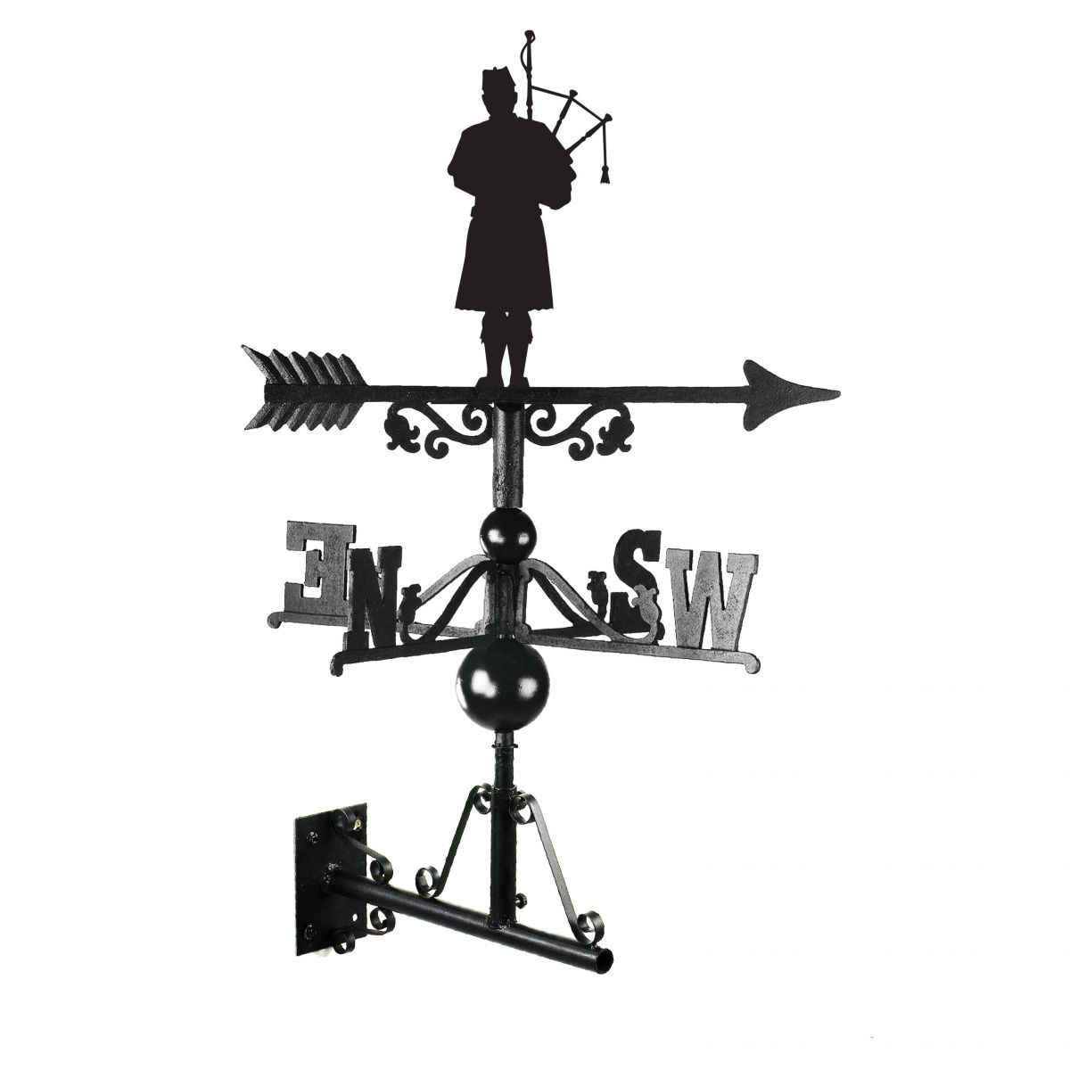 Scottish Bagpiper Weathervane Brackets