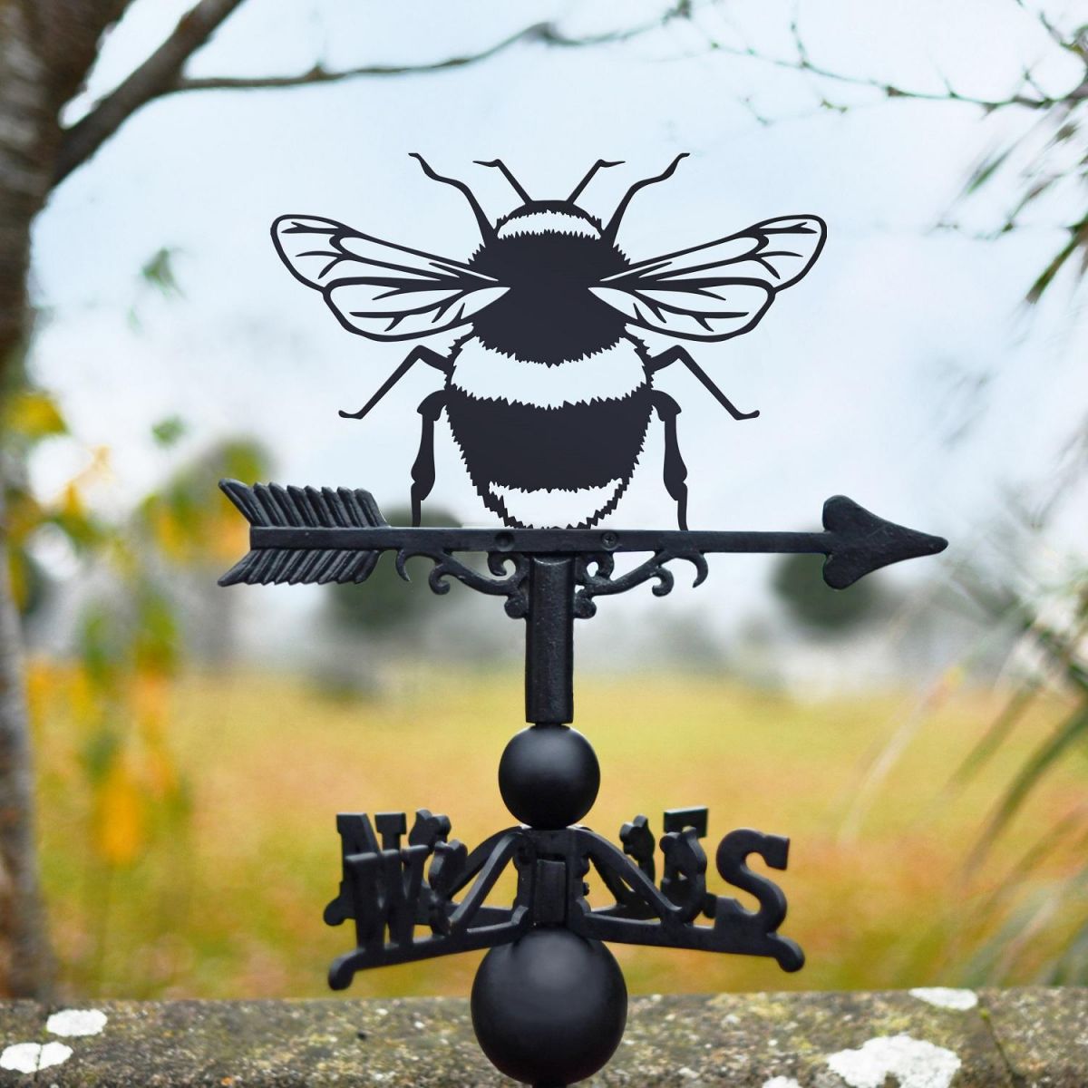 Bumblebee Weathervane in Black 