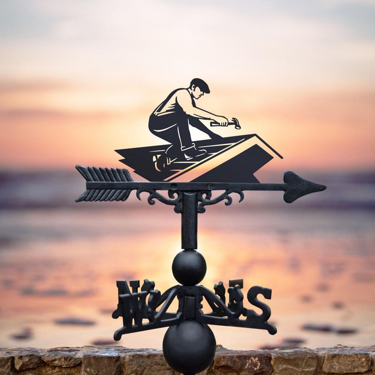 Roofer Weathervane